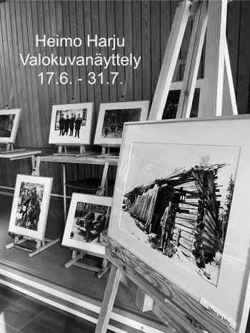 Heimo Harjun valokuvanäyttely Töysä-talolla 17.6.-31.7.2024.