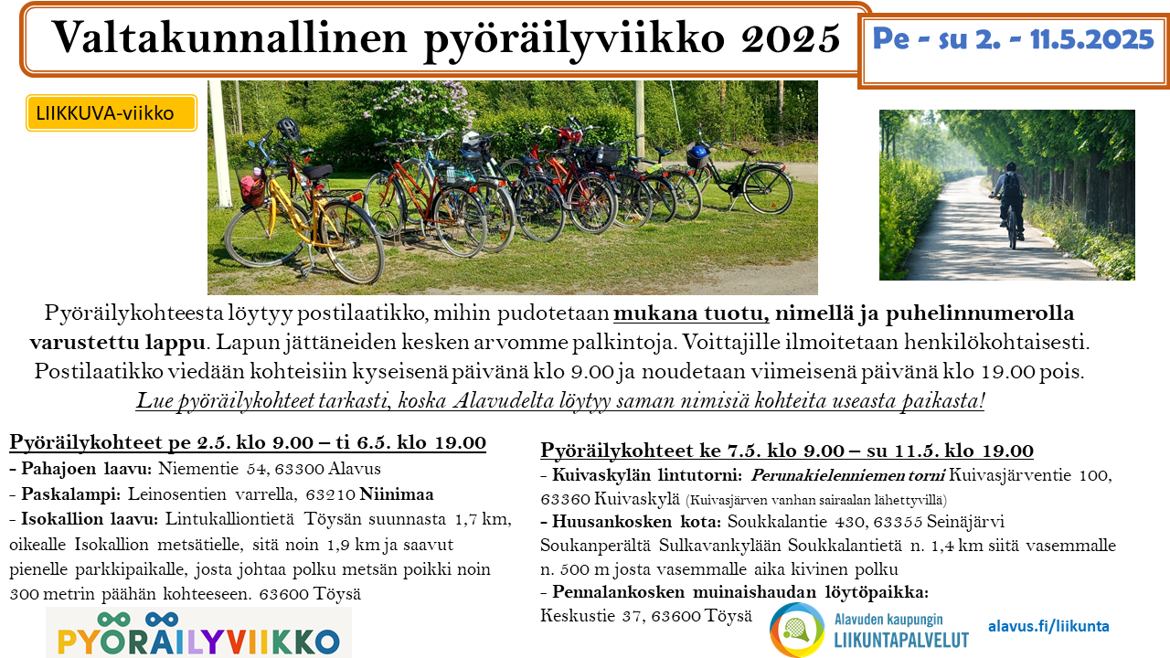VAltakunnallinen pyöräilyviikko 2025